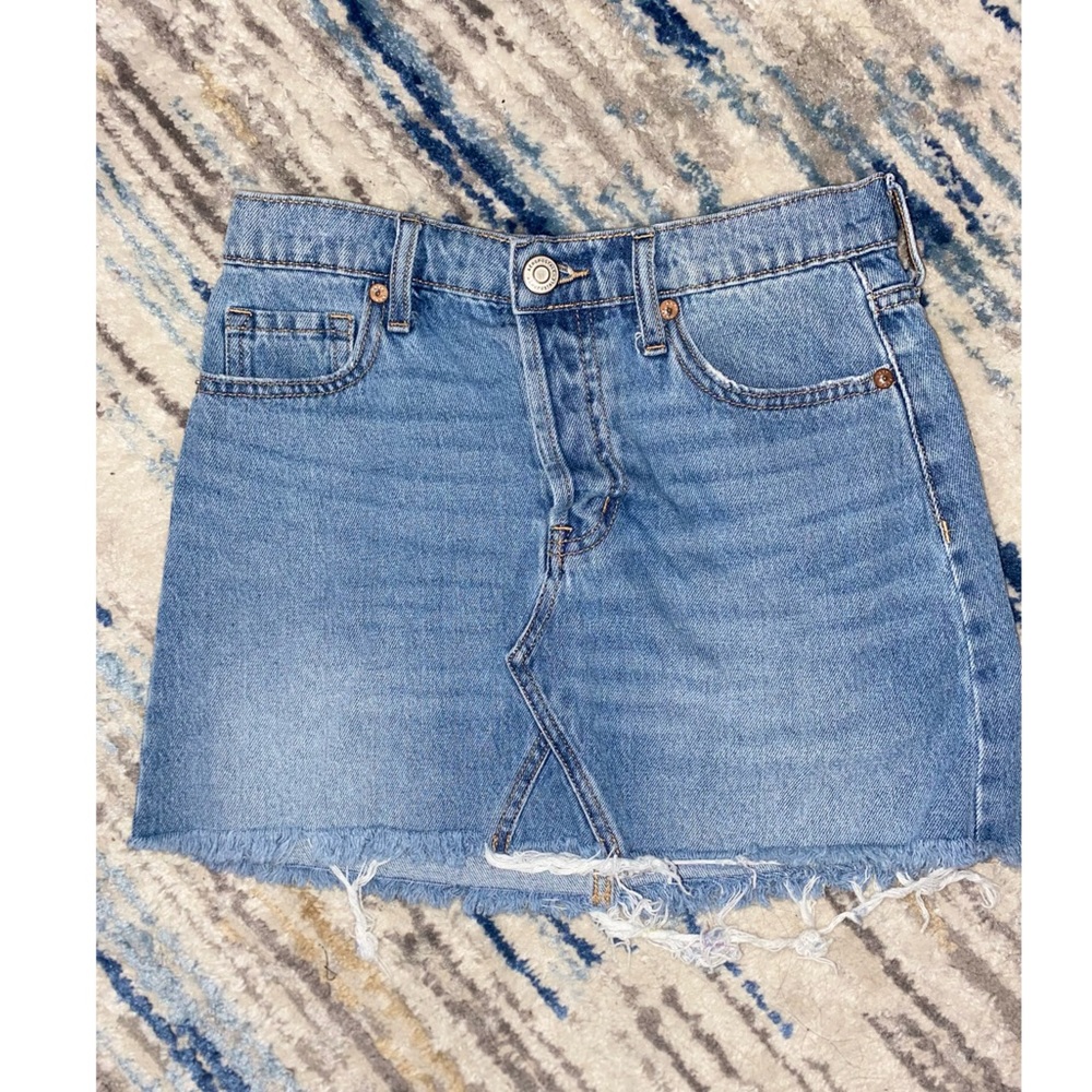 High rise jean skirt from Aeropostale